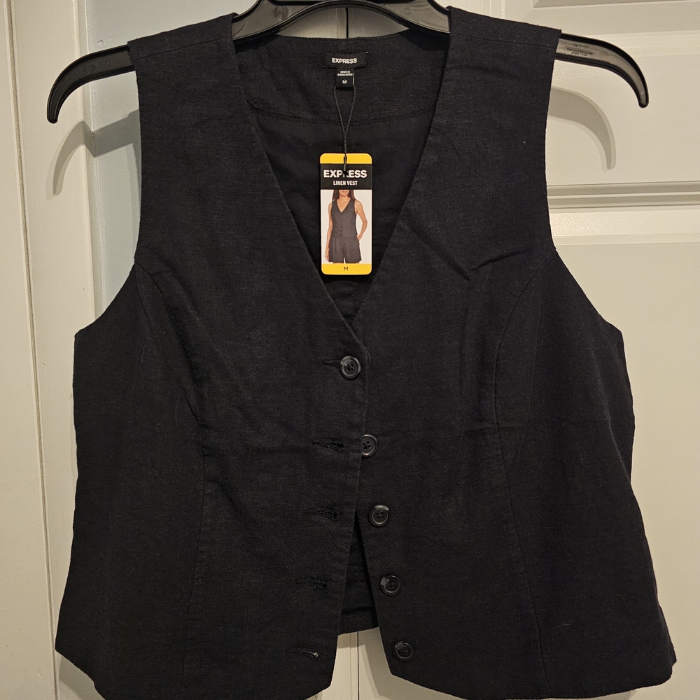 Express Black Women's Vest